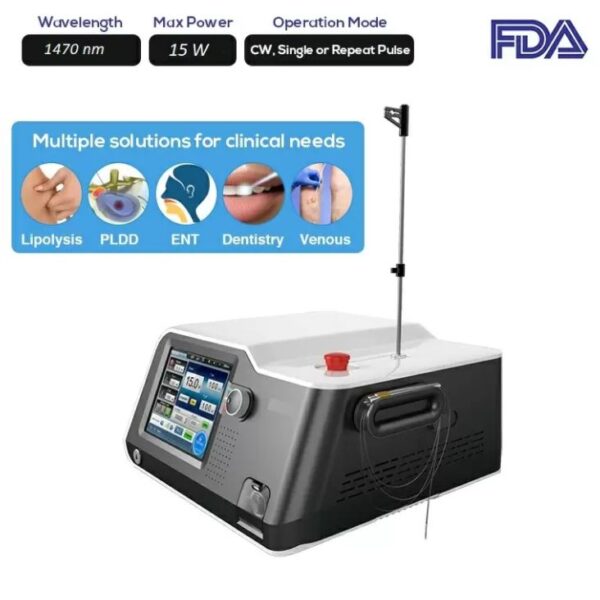 1470 nm Medical 15Watt Diode Laser System FDA LASER-3.3D